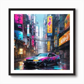 Nissan Gtr 7 Art Print