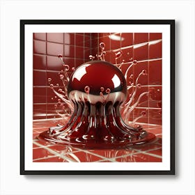 Red Jelly 18 1 Art Print