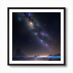 Galaxy Wallpaper 1 Art Print