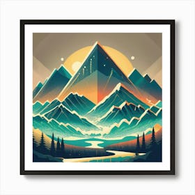 Ascension Tranquille Art Print