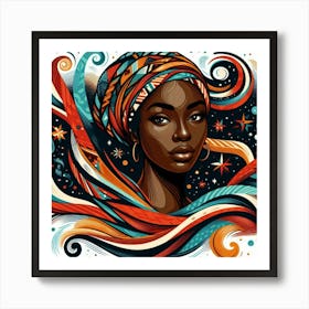 Astrynelle Celestial Portrait Art Print