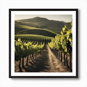Vineyards In California 2 Art Print