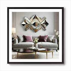 Modern Living Room 2 Art Print