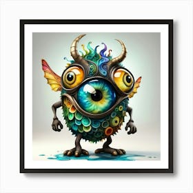 Monster Art 2 Art Print