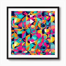 Abstract Geometric Pattern 13 Art Print