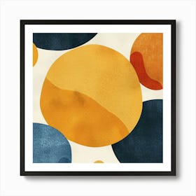 Abstract Circles 6 Art Print