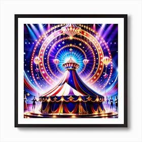 Circus Tent Art Print