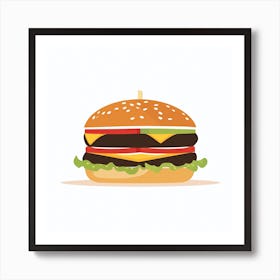 Hamburger 9 Art Print