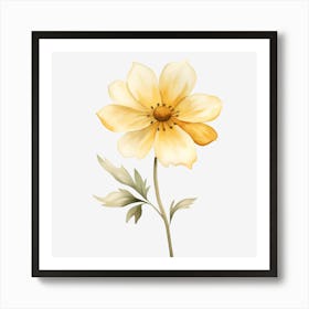 Yellow Flower 1 Art Print