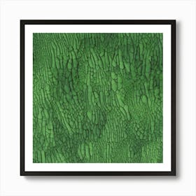 Moss Green Art Print