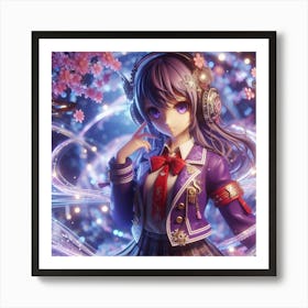 Anime Girl 8 Art Print