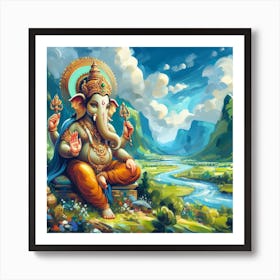 Ganesha 28 Art Print