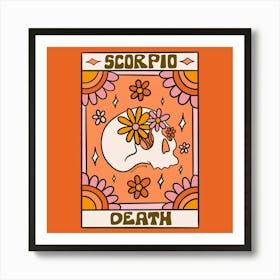 Scorpio Tarot Card Art Print