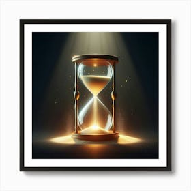 Hourglass - Hourglass Stock Videos & Royalty-Free Footage Art Print
