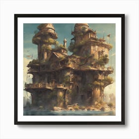 Fantasy Castle 4 Art Print