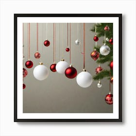 Christmas Ornaments 133 Art Print