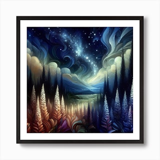 Aqua Abstract Square II by Northern Lights - Painting Print on Canvas Wrought Studio Size: 22 H x 22 W x 1.75 D, Format: Black Floater Framed Canv