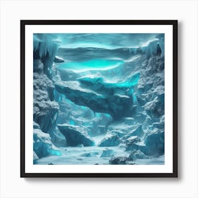 Ice Cave Art Print