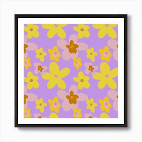 Lilac Flowers Art Print