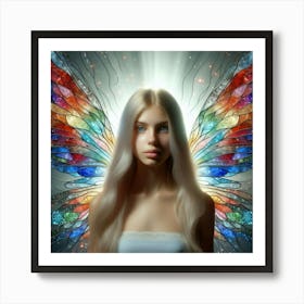 Angel Wings 25 Art Print