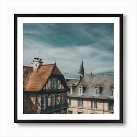 Old Buildings Stock Videos & Royalty-Free Footage Art Print