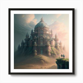 City In The Clouds, By Charles Dyson In Year 2024 Art Print