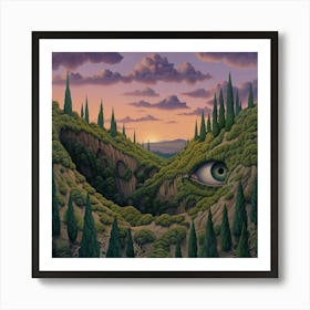 Eye Of The Forest Art Print