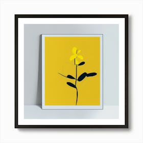 BB Borsa Dancing yellow Flower Art Print