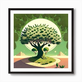 Olive tree Art Print