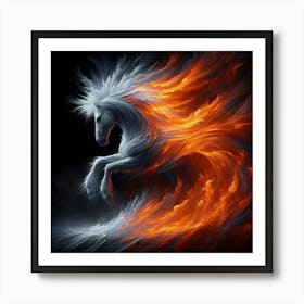 Fire Horse 1 Art Print