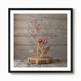 Flowers In A Vase 42 Art Print