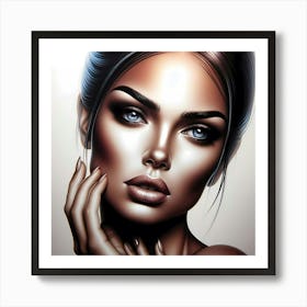 Portrait Of A Woman 48 Art Print