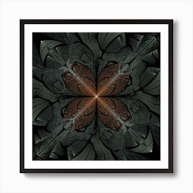 Art Abstract Fractal Pattern Art Print