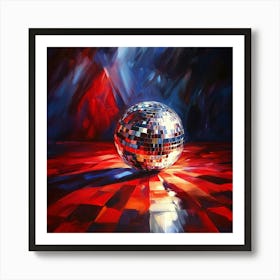 Disco Ball Art 36 Art Print