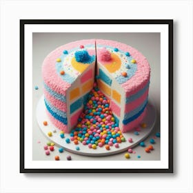 Birthday Cake Art Print