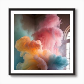 Smoke Art Print