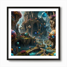 Fantasy Landscape 1 Art Print