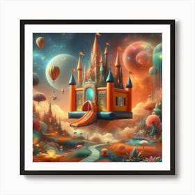 Castle In The Sky 5 Art Print