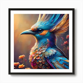 Colorful Bird Art Print