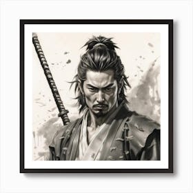 Samurai Warrior Art Print