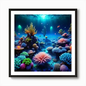 Coral Reef 1 Art Print