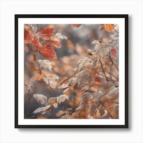 Fall Season Trees Art Print