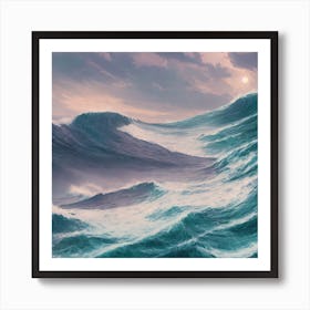 Ocean Waves 3 Art Print