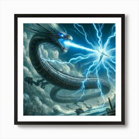 Shenlong Serpentine Destroyer Energy Whip Art Print