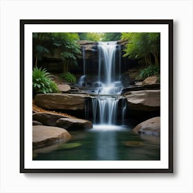 Default Create Unique Design Of Water Fall 0 Art Print