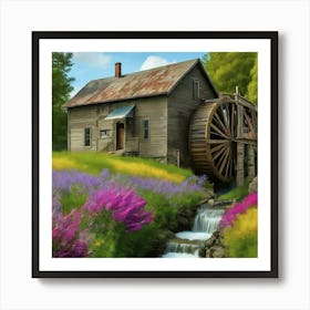 Water Mill Art Print