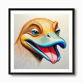 Duck'S Head Art Print