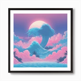 Ocean Wave Art Print