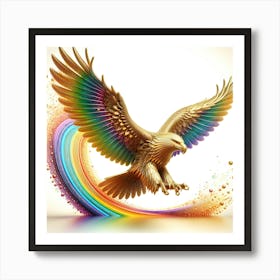 Rainbow Eagle Art Print