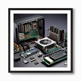 Computer Components 2 Art Print